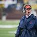 Illinois head coach Tim Beckman yells in the first half of the game against Michigan on Saturday. Daniel Brenner I AnnArbor.com